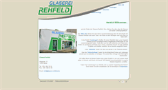 Desktop Screenshot of glaserei-rehfeld.de